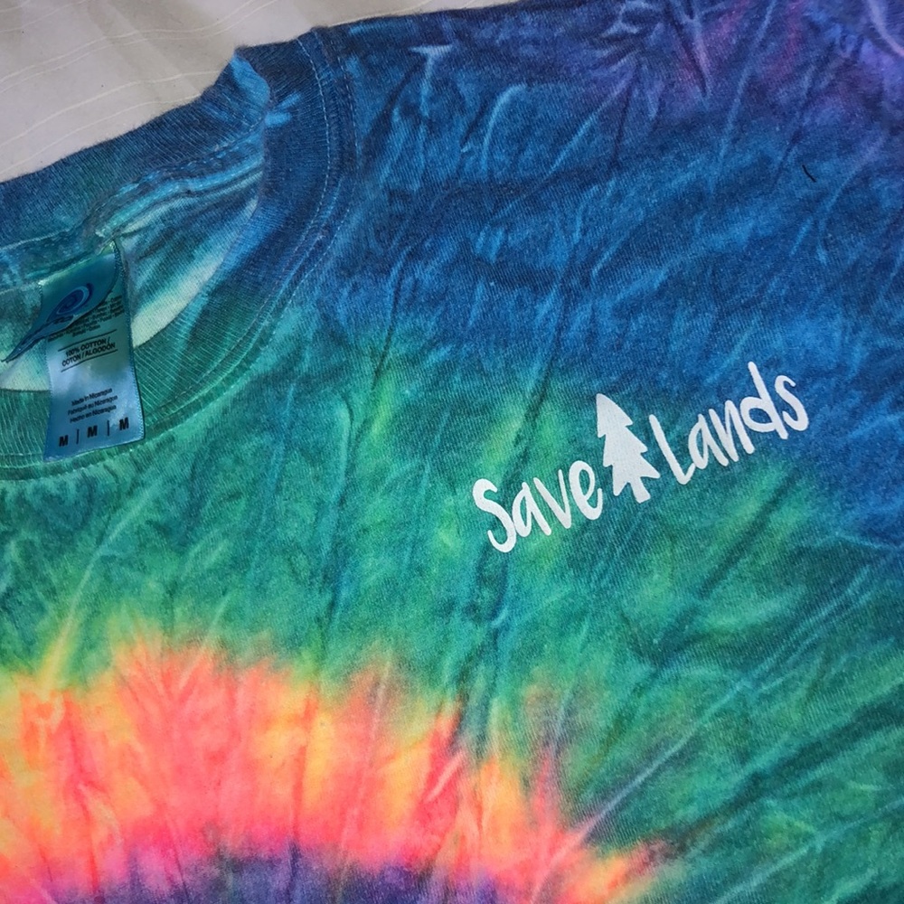 Save lands tie dye shirt - Picture 2 of 3